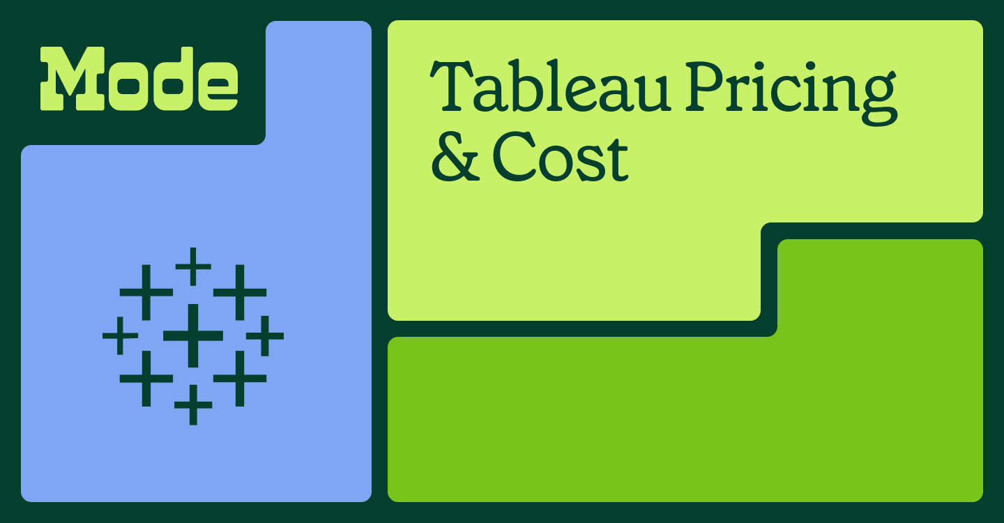 Tableau pricing & Cost